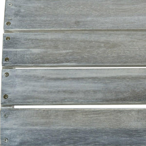 Mopani Ottoman - Stylish Acacia Wood Footrest for Outdoor Relaxation, Perfect for Adirondack Seating