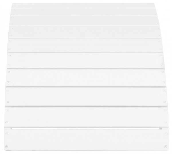 Mopani Ottoman - Stylish Acacia Wood Footrest for Outdoor Relaxation, Perfect for Adirondack Seating