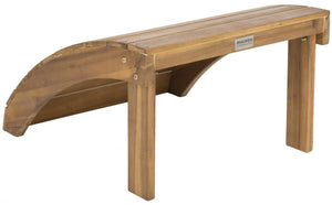 Mopani Ottoman - Stylish Acacia Wood Footrest for Outdoor Relaxation, Perfect for Adirondack Seating