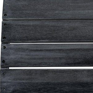 Mopani Ottoman - Stylish Acacia Wood Footrest for Outdoor Relaxation, Perfect for Adirondack Seating