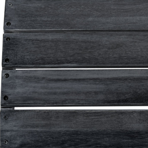 Mopani Ottoman - Stylish Acacia Wood Footrest for Outdoor Relaxation, Perfect for Adirondack Seating