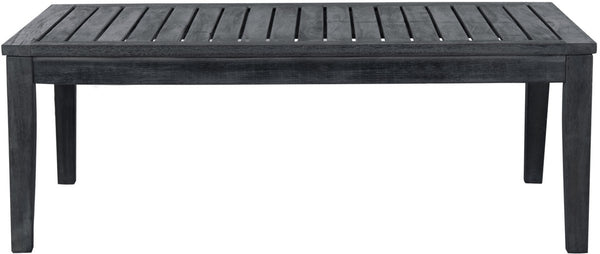 Del Mar 4-Piece Outdoor Furniture Set - Stylish Dark Slate Grey Acacia with Cushions & Table