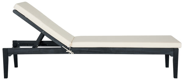 Azusa Sunlounger - Elegant Acacia Wood Outdoor Lounge Chair with Plush Cushion for Ultimate Relaxation