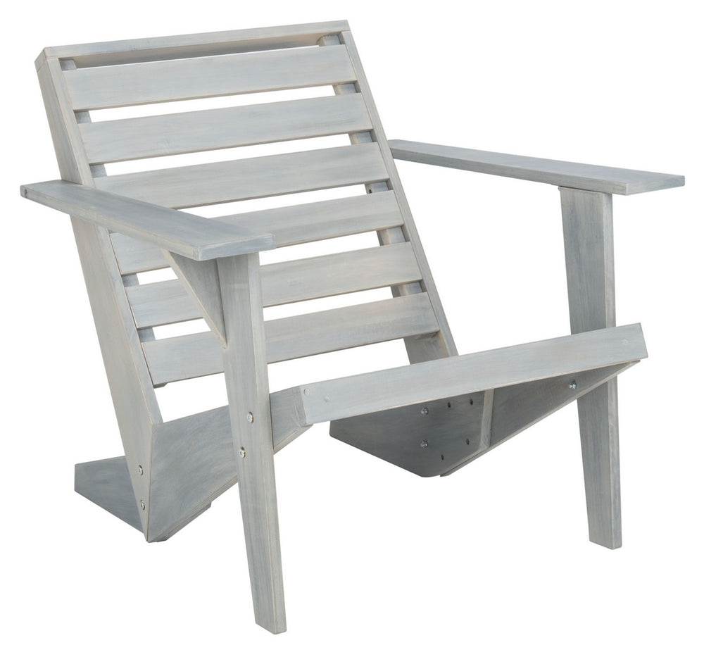 Lanty Adirondack Chair - Sustainable Acacia in Ash Grey, Bold Design for Stylish Outdoor Relaxation