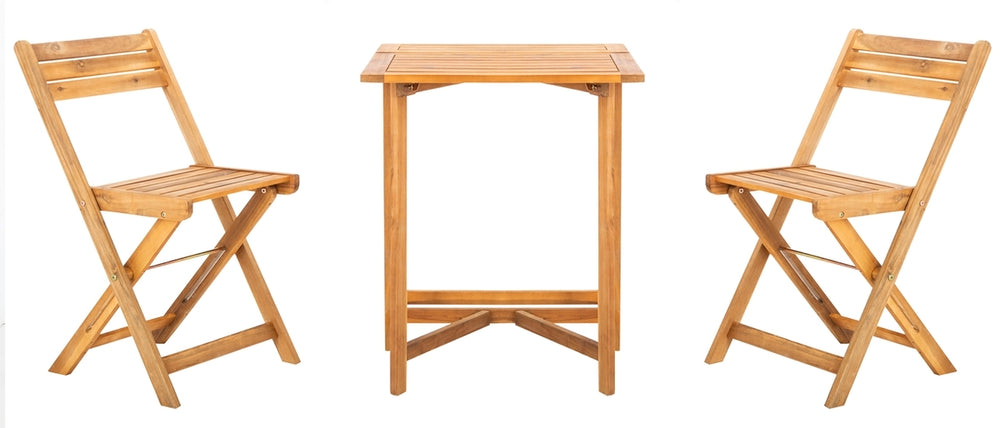 Gallo Contemporary Balcony Bistro Set – Modern French Style with Solid Wood and Chic Design