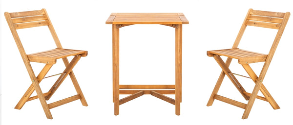 Gallo Contemporary Balcony Bistro Set – Modern French Style with Solid Wood and Chic Design