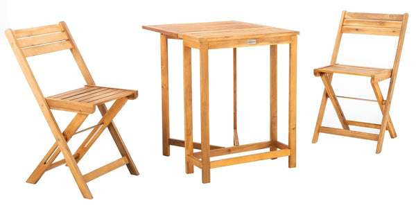 Gallo Contemporary Balcony Bistro Set – Modern French Style with Solid Wood and Chic Design