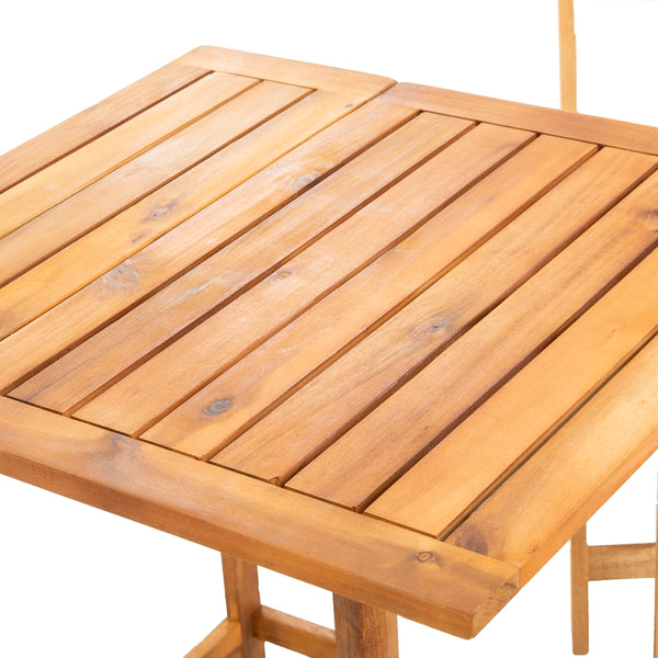 Gallo Contemporary Balcony Bistro Set – Modern French Style with Solid Wood and Chic Design