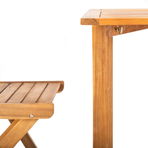 Gallo Contemporary Balcony Bistro Set – Modern French Style with Solid Wood and Chic Design