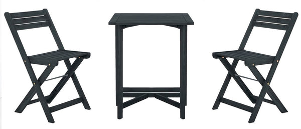 Gallo Contemporary Balcony Bistro Set – Modern French Style with Solid Wood and Chic Design