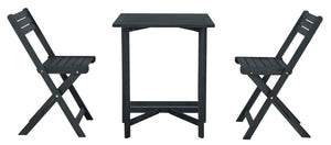 Gallo Contemporary Balcony Bistro Set – Modern French Style with Solid Wood and Chic Design