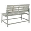 Safavieh Ruben Balcony Bench And Table Ash Grey Wood PAT6753C