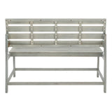 Safavieh Ruben Balcony Bench And Table Ash Grey Wood PAT6753C