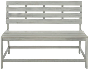 Safavieh Ruben Balcony Bench And Table Ash Grey Wood PAT6753C