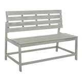 Safavieh Ruben Balcony Bench And Table Ash Grey Wood PAT6753C