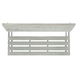 Safavieh Ruben Balcony Bench And Table Ash Grey Wood PAT6753C