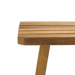 Benton Contemporary Balcony Table for Stylish Outdoor Entertaining – Durable Acacia Wood Design