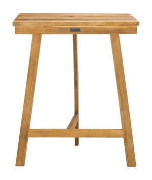 Benton Contemporary Balcony Table for Stylish Outdoor Entertaining – Durable Acacia Wood Design