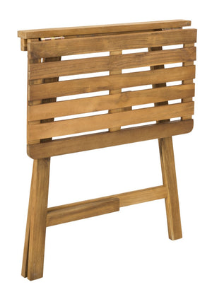 Benton Contemporary Balcony Table for Stylish Outdoor Entertaining – Durable Acacia Wood Design