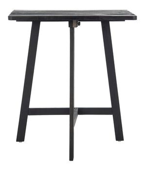 Benton Contemporary Balcony Table for Stylish Outdoor Entertaining – Durable Acacia Wood Design