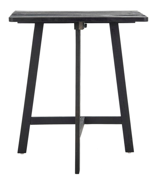 Benton Contemporary Balcony Table for Stylish Outdoor Entertaining – Durable Acacia Wood Design