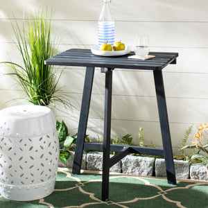 Benton Contemporary Balcony Table for Stylish Outdoor Entertaining – Durable Acacia Wood Design