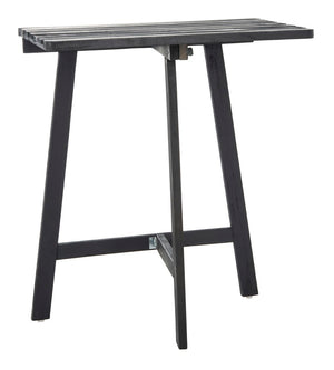 Benton Contemporary Balcony Table for Stylish Outdoor Entertaining – Durable Acacia Wood Design