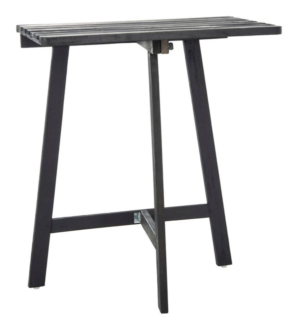 Benton Contemporary Balcony Table for Stylish Outdoor Entertaining – Durable Acacia Wood Design