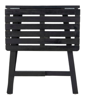 Benton Contemporary Balcony Table for Stylish Outdoor Entertaining – Durable Acacia Wood Design