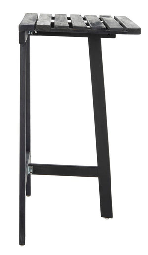 Benton Contemporary Balcony Table for Stylish Outdoor Entertaining – Durable Acacia Wood Design