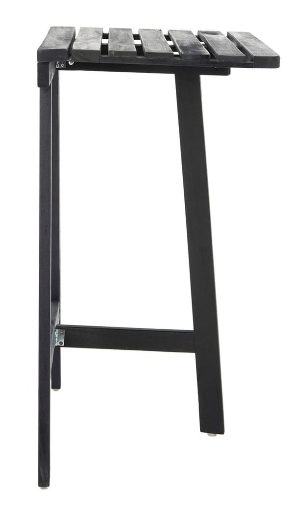 Benton Contemporary Balcony Table for Stylish Outdoor Entertaining – Durable Acacia Wood Design