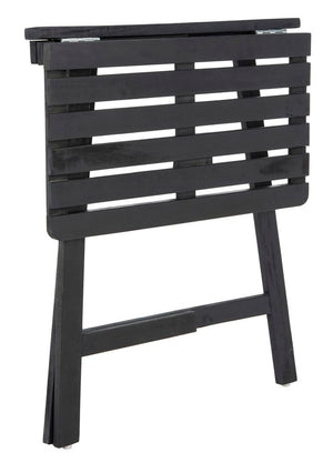 Benton Contemporary Balcony Table for Stylish Outdoor Entertaining – Durable Acacia Wood Design