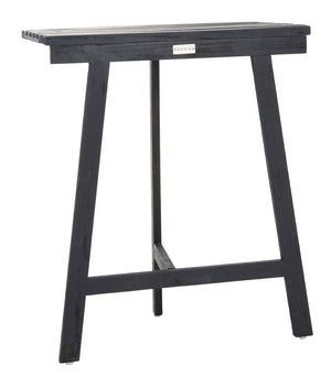 Benton Contemporary Balcony Table for Stylish Outdoor Entertaining – Durable Acacia Wood Design