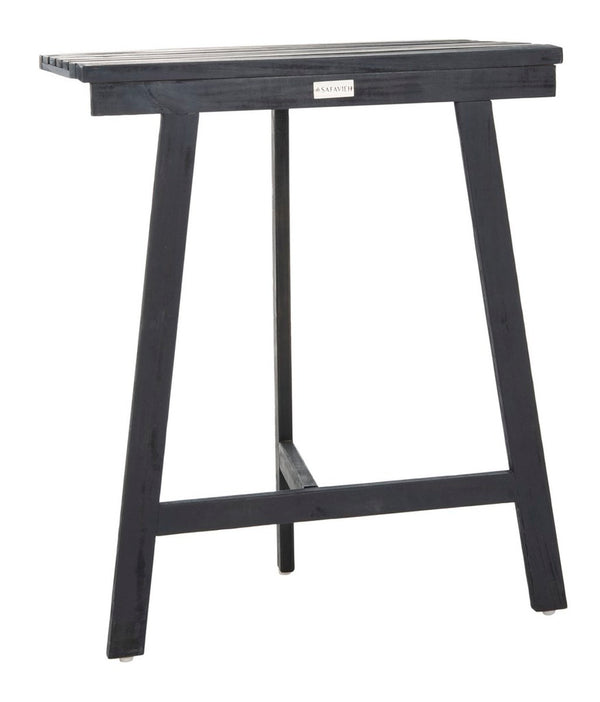 Benton Contemporary Balcony Table for Stylish Outdoor Entertaining – Durable Acacia Wood Design