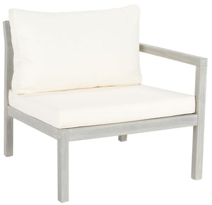 Pratia 5 Piece Outdoor Set - Luxurious Lounge Experience with Versatile Ottomans and Acacia Table