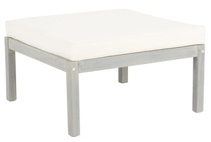 Pratia 5 Piece Outdoor Set - Luxurious Lounge Experience with Versatile Ottomans and Acacia Table