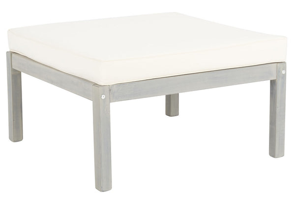 Pratia 5 Piece Outdoor Set - Luxurious Lounge Experience with Versatile Ottomans and Acacia Table