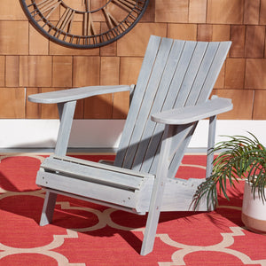 Safavieh Merlin Adirondack Chair With Retractable Footrest PAT6760C