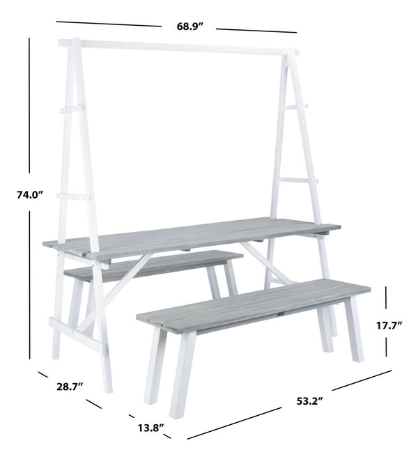 Safavieh Willamy 3 Piece Dining Set PAT6761C