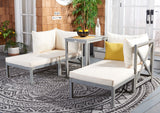 Ronson 5 Piece Outdoor Sectional Set – Stylish Comfort Oasis with Versatile Ottomans & Table