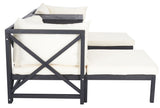 Ronson 5 Piece Outdoor Sectional Set – Stylish Comfort Oasis with Versatile Ottomans & Table