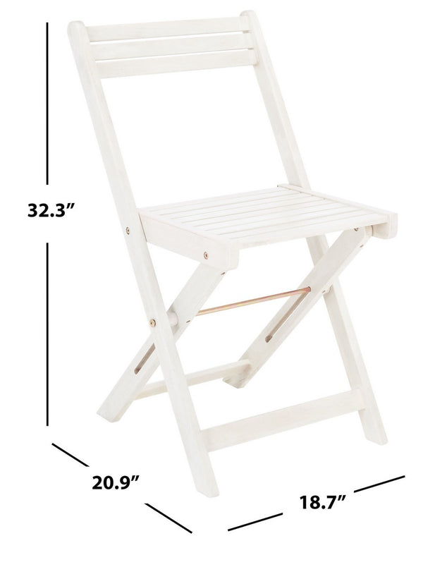 Safavieh Arvin Table And 4 Chairs White Wood PAT7001D