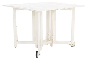 Safavieh Arvin Table And 4 Chairs White Wood PAT7001D