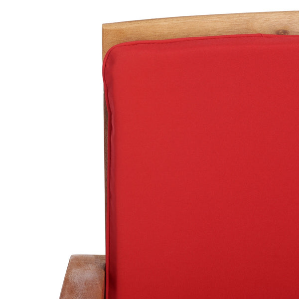 Fontana 4 Piece Outdoor Patio Set - Stylish Acacia Wood, Durable Steel Frame, Ideal for Relaxation