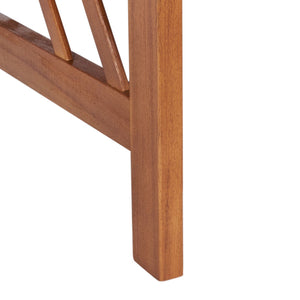 Fontana 4 Piece Outdoor Patio Set - Stylish Acacia Wood, Durable Steel Frame, Ideal for Relaxation