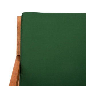 Vernon Rocking Chair – Handcrafted Eucalyptus Wood Design with Easy-Care Cushions for Outdoor Comfort