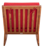 Safavieh Vernon Rocking Chair Natural/Red Wood PAT7013R