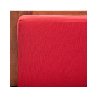 Safavieh Vernon Rocking Chair Natural/Red Wood PAT7013R