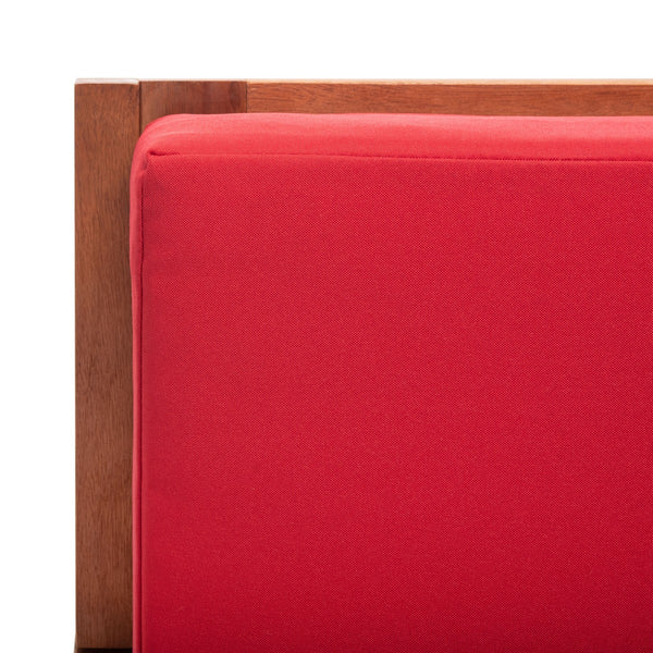 Safavieh Vernon Rocking Chair Natural/Red Wood PAT7013R