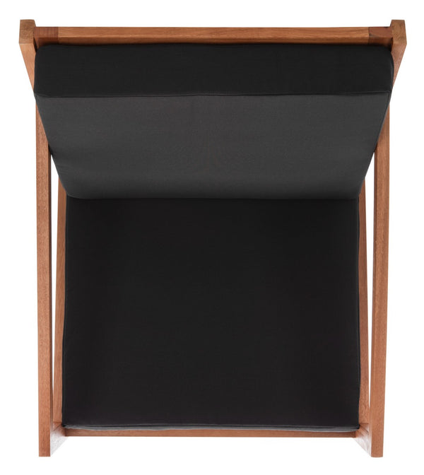 Safavieh Vernon Rocking Chair Natural/Black Wood PAT7013X